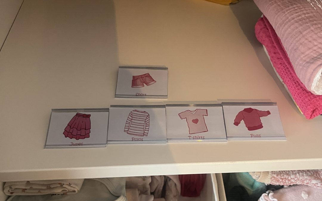 Tri et organisation d’une chambre de petite fille